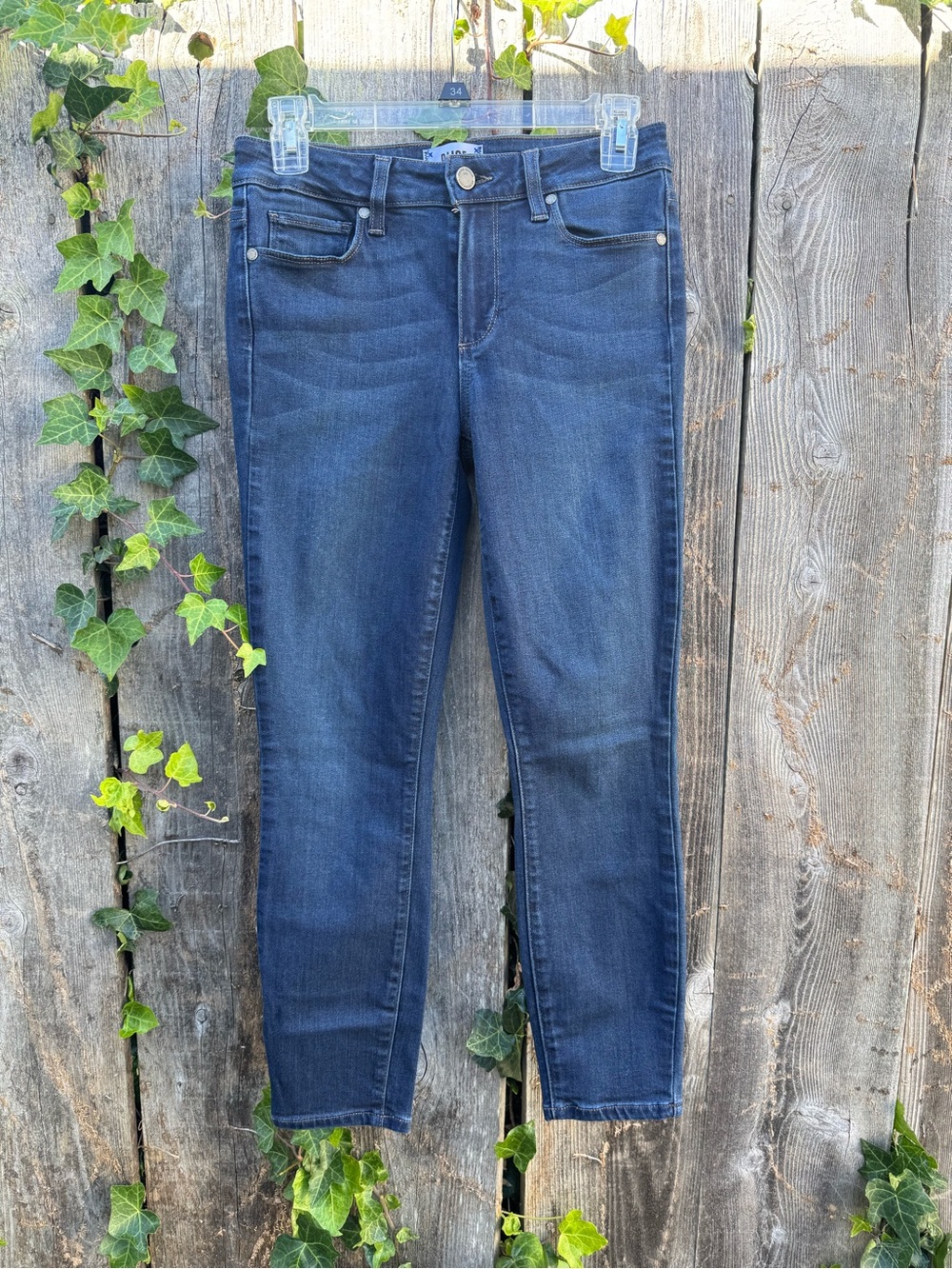 PAIGE Dark Indigo Skinny Jeans